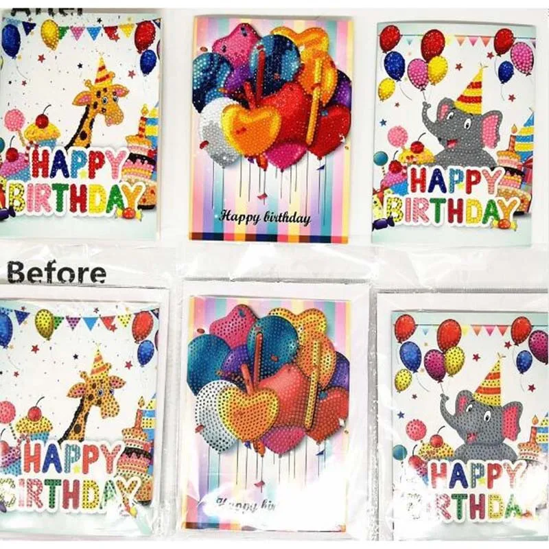 Birthday Greetings Card Gift 5D Diy Partial Round Stone Bead Diamond Painting Mosaic kit 3D Diamant Embroidery Cross Stitch BK
Birthday Greetings Card Gift 5D Diy Partial Round Stone Bead Diamond Painting Mosaic kit 3D Diamant Embroidery Cross Stitch BK