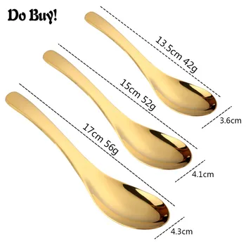 3PCS Stainless Steel Soup Spoon Gold Korean Long Handle Dessert Tea Coffee Scoop Luxury Cutlery Set S M L Kitchen Gadgets
3PCS Stainless Steel Soup Spoon Gold Korean Long Handle Dessert Tea Coffee Scoop Luxury Cutlery Set S M L Kitchen Gadgets