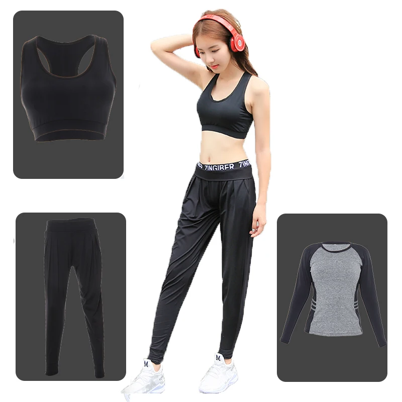 3 in 1 Set Top Quality 2017 Fitness Yoga Women Sport Bra & Pants & Long Sleeves T-shirt Gym Clothes Sport Wear Suit Outdoor Jog
3 in 1 Set Top Quality 2017 Fitness Yoga Women Sport Bra & Pants & Long Sleeves T-shirt Gym Clothes Sport Wear Suit Outdoor Jog