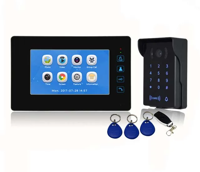 New Arrival 7" Video Door Phone,5-Wired Video Doorbell,700TVL HD Camera;Taking Photos&Recording Function 1V1
New Arrival 7" Video Door Phone,5-Wired Video Doorbell,700TVL HD Camera;Taking Photos&Recording Function 1V1