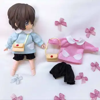 4 pics Obitsu11 OB11 1/12 doll coat Cute doll clothes Kindergarten uniform for OB11 doll accessories
4 pics Obitsu11 OB11 1/12 doll coat Cute doll clothes Kindergarten uniform for OB11 doll accessories