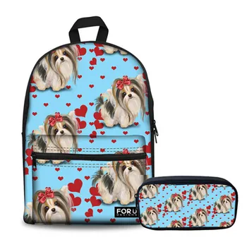 School rinting Backpack Women School Bags for Teenage Girls Cute Yorkie Kids Backpacks Sets Female Bagpack Mochila Pencil Bag
School rinting Backpack Women School Bags for Teenage Girls Cute Yorkie Kids Backpacks Sets Female Bagpack Mochila Pencil Bag