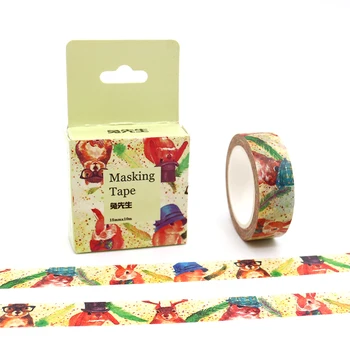 15mm*10m Box Package Kawaii Rabbit Mr Washi Tape Masking Tape Decorative Scrapbooking Office Adhesive DIY Sticker Label Tape
15mm*10m Box Package Kawaii Rabbit Mr Washi Tape Masking Tape Decorative Scrapbooking Office Adhesive DIY Sticker Label Tape