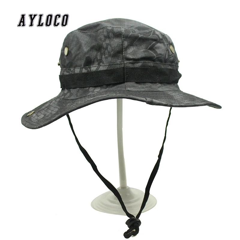 Tactical Military Sniper Camouflage Boonie Hats Nepalese Cap Militares Army Mens Military Hiking Hats Summer Bucket Fishing Hat
Tactical Military Sniper Camouflage Boonie Hats Nepalese Cap Militares Army Mens Military Hiking Hats Summer Bucket Fishing Hat