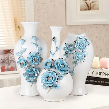 European luxury Home Furnishing three piece | vase living room decoration ceramics | creative ceramic craf
European luxury Home Furnishing three piece | vase living room decoration ceramics | creative ceramic craf