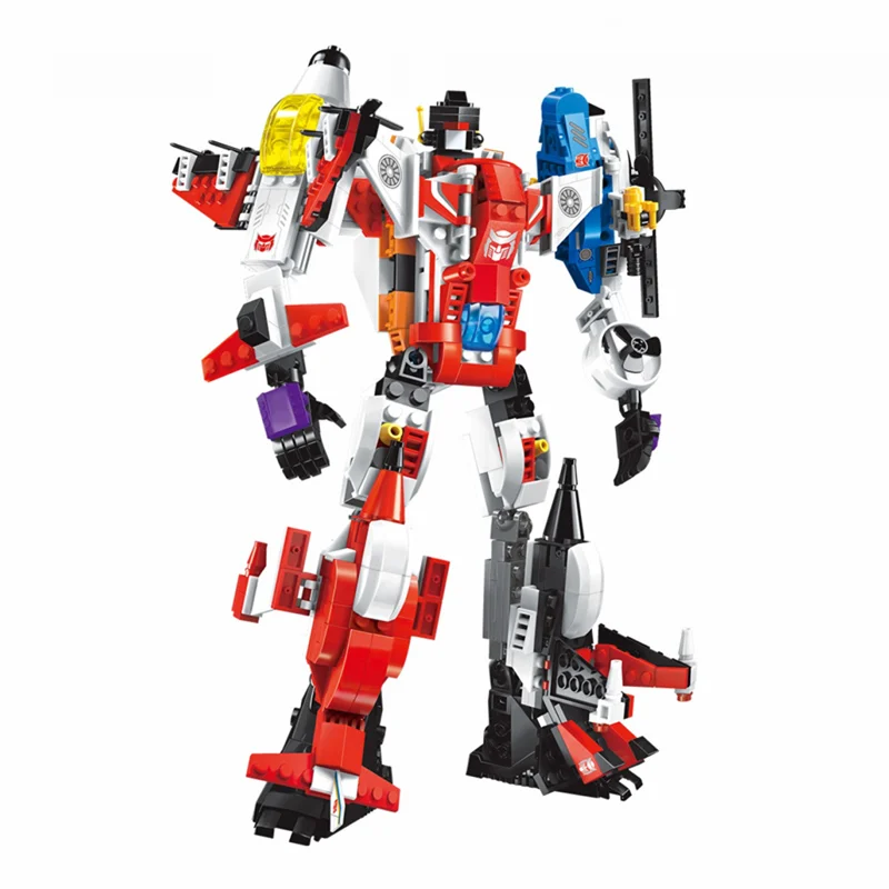 Enlighten 6IN1 Combined Deformation Robot Voltron Destroyer Ares Building Blocks Sets Bricks kids Educational Toys for Children
Enlighten 6IN1 Combined Deformation Robot Voltron Destroyer Ares Building Blocks Sets Bricks kids Educational Toys for Children