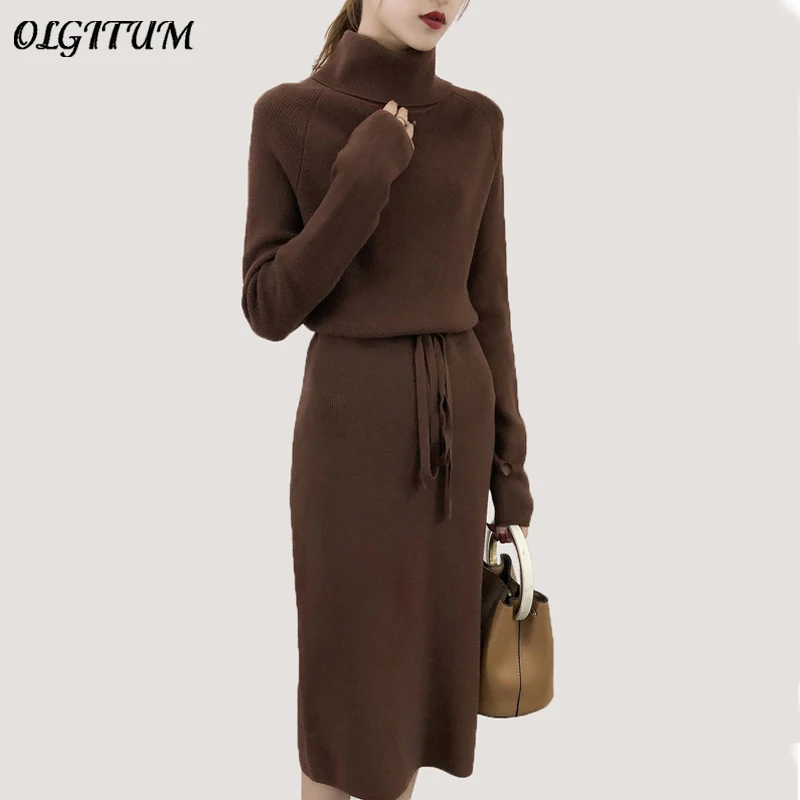 Women Long Loose Pullover Sweater 2019 Fall Winter Femme Lace Up Knitted Sweaters Dress Warm Turtleneck Jumpers Clothes Fashion
Women Long Loose Pullover Sweater 2019 Fall Winter Femme Lace Up Knitted Sweaters Dress Warm Turtleneck Jumpers Clothes Fashion