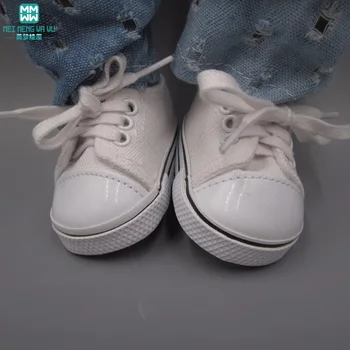 Fashion White sneaker shoes baby shoes for doll fit 43 cm new born dolls accessories and American doll
Fashion White sneaker shoes baby shoes for doll fit 43 cm new born dolls accessories and American doll