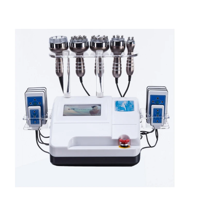 6 in 1 RF Radio Frequency Vacuum lipo Laser Cavitation Body Shaper Weight Loss Slimming Machine
6 in 1 RF Radio Frequency Vacuum lipo Laser Cavitation Body Shaper Weight Loss Slimming Machine
