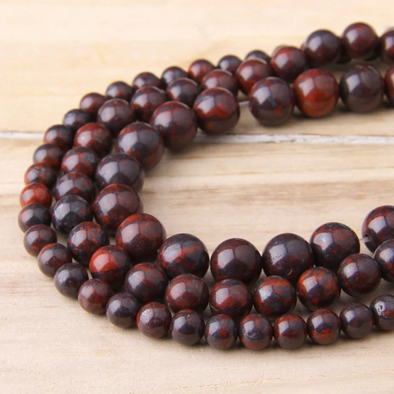 Natural Bloodstone Beads 6-12 mm Genuine Polished Red Gem Stone Round Beads For DIY Jewelry Making Bracelets & Mala Necklace
Natural Bloodstone Beads 6-12 mm Genuine Polished Red Gem Stone Round Beads For DIY Jewelry Making Bracelets & Mala Necklace