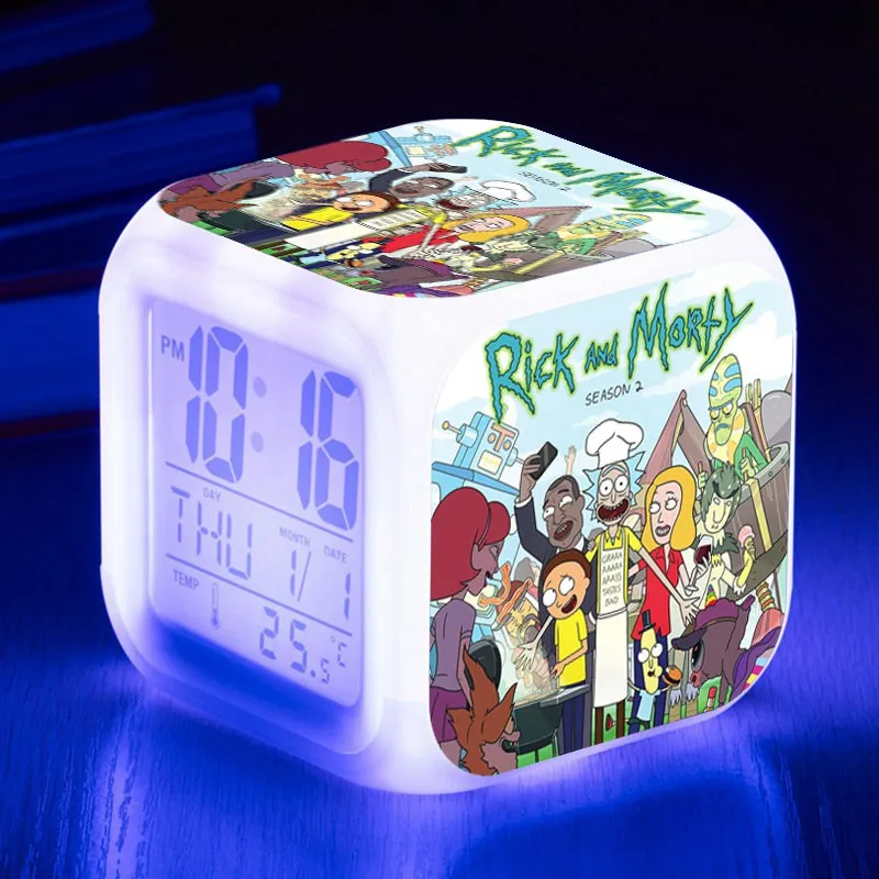 Rick and Morty LED Alarm Clock Digital Watch despertador de cabeceira LED Alarm Clocks touch lighting lamp klok Christmas Gifts
Rick and Morty LED Alarm Clock Digital Watch despertador de cabeceira LED Alarm Clocks touch lighting lamp klok Christmas Gifts