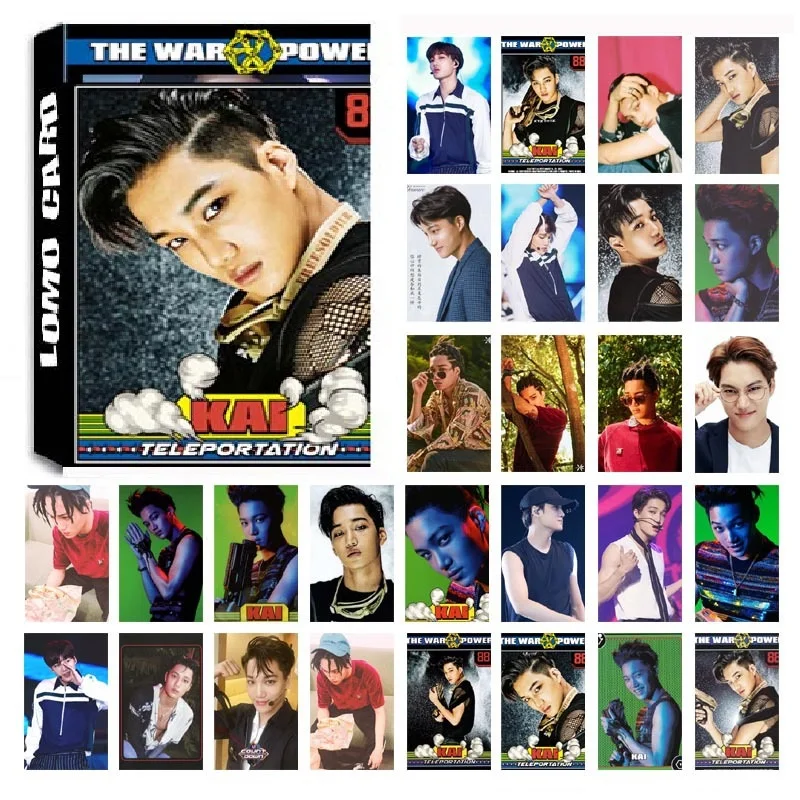 New 30Pcs/set KPOP EXO KAI Single Album for Life HD Photo Card PVC Self Made LOMO Photocard
New 30Pcs/set KPOP EXO KAI Single Album for Life HD Photo Card PVC Self Made LOMO Photocard
