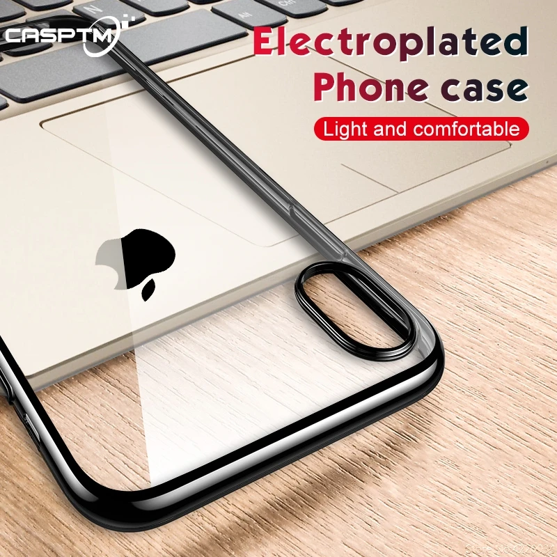 Plating TPU Case For iPhone XS Max XR X 8 7 6S 6 Plus 5 5S SE Transparent Phone Cover For iPhone 7 XR Luxury Soft Silicone Coque
Plating TPU Case For iPhone XS Max XR X 8 7 6S 6 Plus 5 5S SE Transparent Phone Cover For iPhone 7 XR Luxury Soft Silicone Coque
