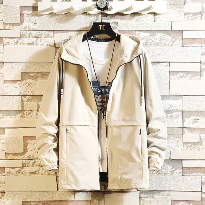 2019 Autumn And Winter New Tide Men's Solid Korean Version Of The Trend XL Hooded Color Matching Wild Casual Jacket
2019 Autumn And Winter New Tide Men's Solid Korean Version Of The Trend XL Hooded Color Matching Wild Casual Jacket