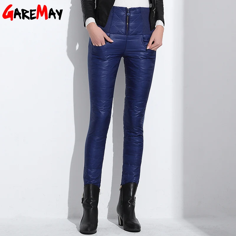 Women Pants Trousers Winter High Waisted Outer Wear Women female Fashion Slim Warm Thick Duck Down Pants Trousers skinny
Women Pants Trousers Winter High Waisted Outer Wear Women female Fashion Slim Warm Thick Duck Down Pants Trousers skinny