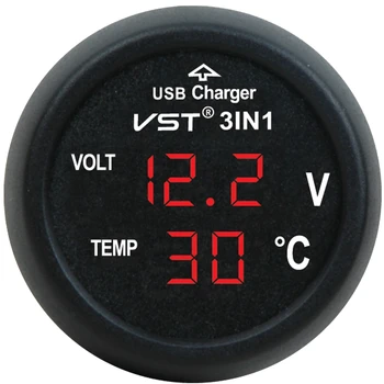 2018 New 3 in 1 Car USB Charger Digital LCD Display Tester With Voltage and Temperature Meter
2018 New 3 in 1 Car USB Charger Digital LCD Display Tester With Voltage and Temperature Meter
