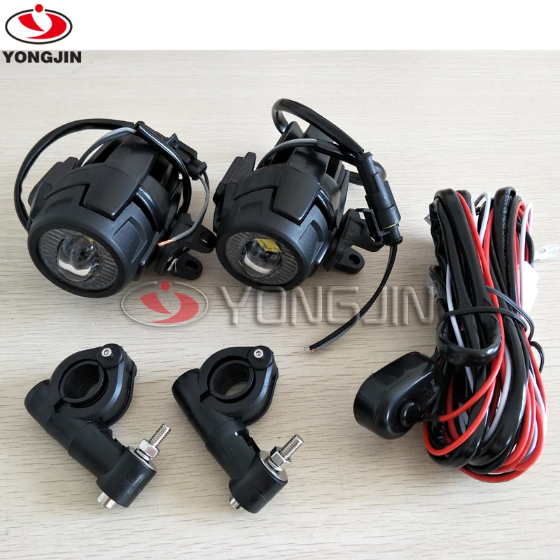 Pair 40W LED Auxiliary Spot Driving Light with Protective Guard for Motorcycle R1200GS F800GS K1600
Pair 40W LED Auxiliary Spot Driving Light with Protective Guard for Motorcycle R1200GS F800GS K1600