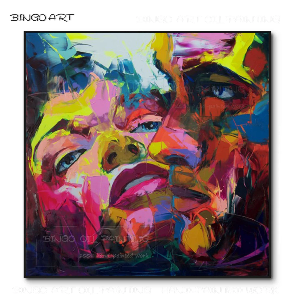 Excellent Artist Pure Hand-painted High Quality Wall Artwork Double Figures Oil Painting Beautiful Nielly Figure Knife Painting
Excellent Artist Pure Hand-painted High Quality Wall Artwork Double Figures Oil Painting Beautiful Nielly Figure Knife Painting