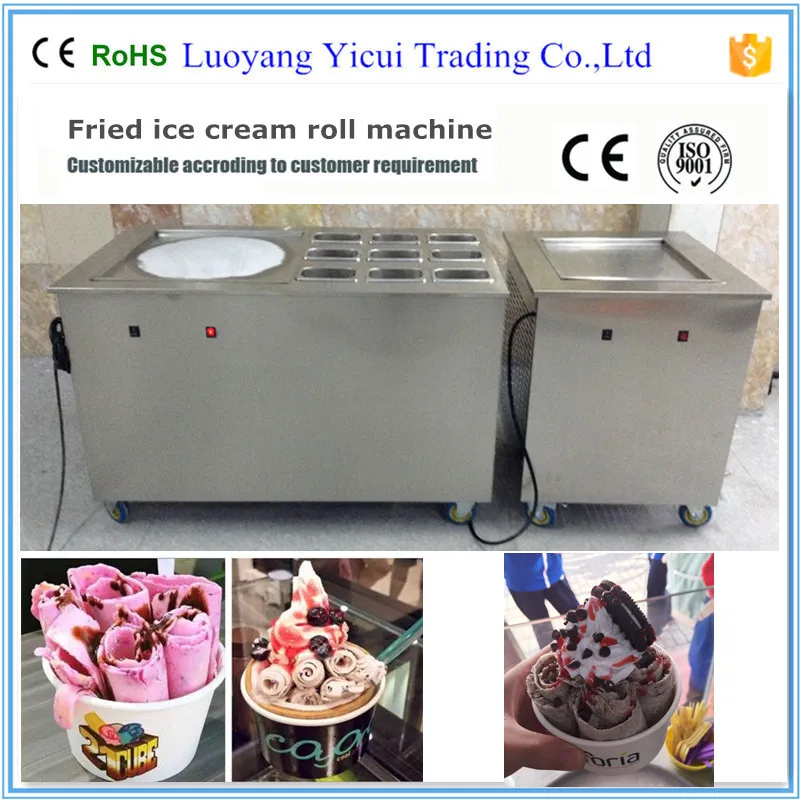Hot Sale with Cooling Containers Fired Ice Cream Roll Machine
Hot Sale with Cooling Containers Fired Ice Cream Roll Machine