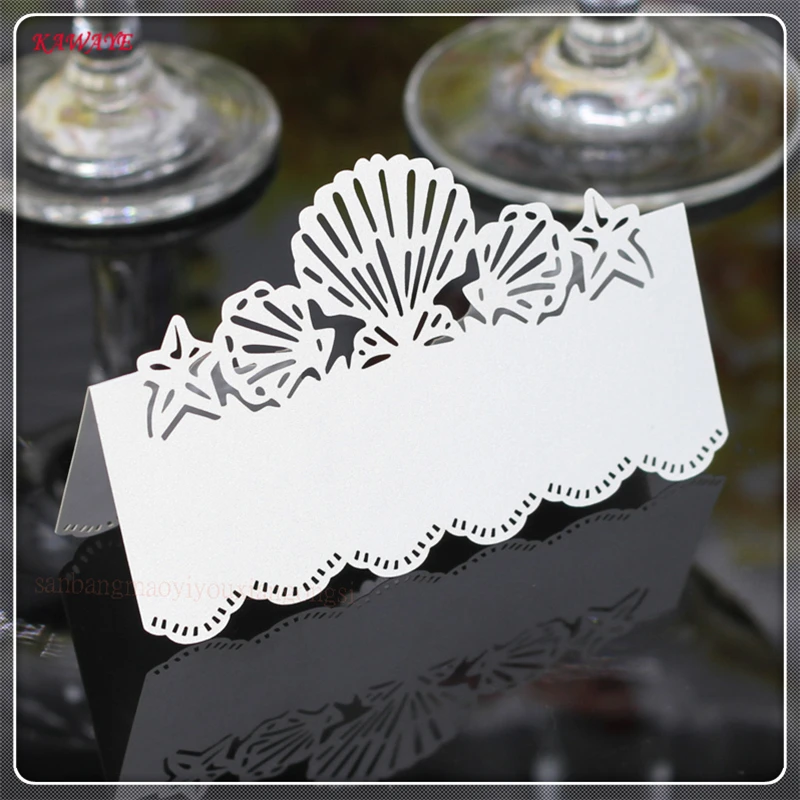 50Pcs/Set Creative Shell Seat Cards Laser Cut Name Place Card Wedding Birthday Party Table Seats Card Decoration 6ZXX03
50Pcs/Set Creative Shell Seat Cards Laser Cut Name Place Card Wedding Birthday Party Table Seats Card Decoration 6ZXX03