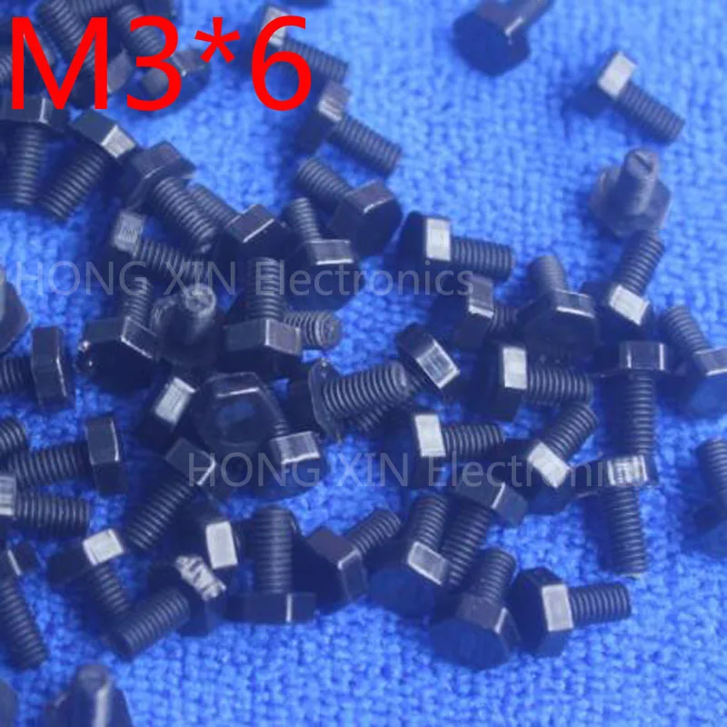 M3*6 6mm black 1pcs Hexagonal nylon Screws plastic Insulation bolts Fasteners brand new RoHS compliant PC/board DIY hobby screw
M3*6 6mm black 1pcs Hexagonal nylon Screws plastic Insulation bolts Fasteners brand new RoHS compliant PC/board DIY hobby screw