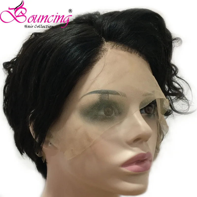 Bouncing Brazilian Human Hair Short Curly Lace Wigs 150 Density Lace Front Wigs Short Pixie Cut Wigs
Bouncing Brazilian Human Hair Short Curly Lace Wigs 150 Density Lace Front Wigs Short Pixie Cut Wigs