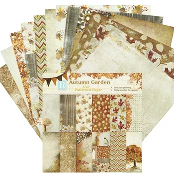KSCRAFT 12pcs 6" Single-side Printed Autumn Garden pattern creative papercraft art paper handmade scrapbooking kit set books
KSCRAFT 12pcs 6" Single-side Printed Autumn Garden pattern creative papercraft art paper handmade scrapbooking kit set books