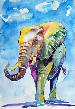 Modern oil paintings Animal pop art Colorful Elephant Hand painted abstract canvas art for wall decor High quality 
Modern oil paintings Animal pop art Colorful Elephant Hand painted abstract canvas art for wall decor High quality