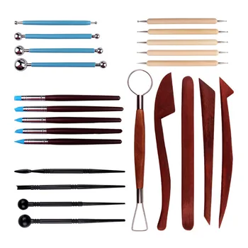 23pcs Pottery Ceramics Tools Polymer Clay Sculpting Caving Scraper Craft Modelling Tools Set Sculpting Knives Painting Tools Set
23pcs Pottery Ceramics Tools Polymer Clay Sculpting Caving Scraper Craft Modelling Tools Set Sculpting Knives Painting Tools Set