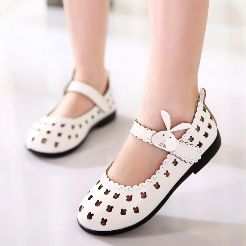 2019 PU Leather Girls Shoes Kids Summer Sandals Cut-Outs Soft Flat Children Sandals Rabbit Buckle Fashion Sweet For Girls
2019 PU Leather Girls Shoes Kids Summer Sandals Cut-Outs Soft Flat Children Sandals Rabbit Buckle Fashion Sweet For Girls
