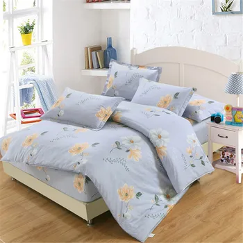 Fashion silver yellow Flowers Bedding Set 4pcs Twin King Size cotton Duvet Cover Elastic mattress fitted sheet soft 2 pillowcase
Fashion silver yellow Flowers Bedding Set 4pcs Twin King Size cotton Duvet Cover Elastic mattress fitted sheet soft 2 pillowcase