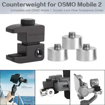 Yiwa Universal Phone Stabilizer Gimbal Counterweight Counter Weights for OSMO Mobile 2 Camera Accessories
Yiwa Universal Phone Stabilizer Gimbal Counterweight Counter Weights for OSMO Mobile 2 Camera Accessories