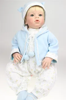 70cm Silicone Vinyl Reborn Baby Boy Doll Toys 28inch reborn Toddler Babies Doll Kid Birthday Gift Present bebes reborn menino
70cm Silicone Vinyl Reborn Baby Boy Doll Toys 28inch reborn Toddler Babies Doll Kid Birthday Gift Present bebes reborn menino