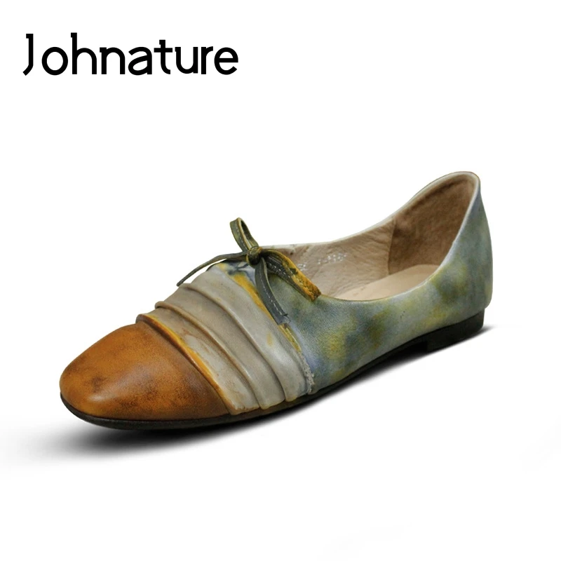 Johnature 2019 New Spring/summer Handmade Genuine Leather Round Toe Retro Casual Pleated Slip-on Low Heel Women Shoes Pumps
Johnature 2019 New Spring/summer Handmade Genuine Leather Round Toe Retro Casual Pleated Slip-on Low Heel Women Shoes Pumps