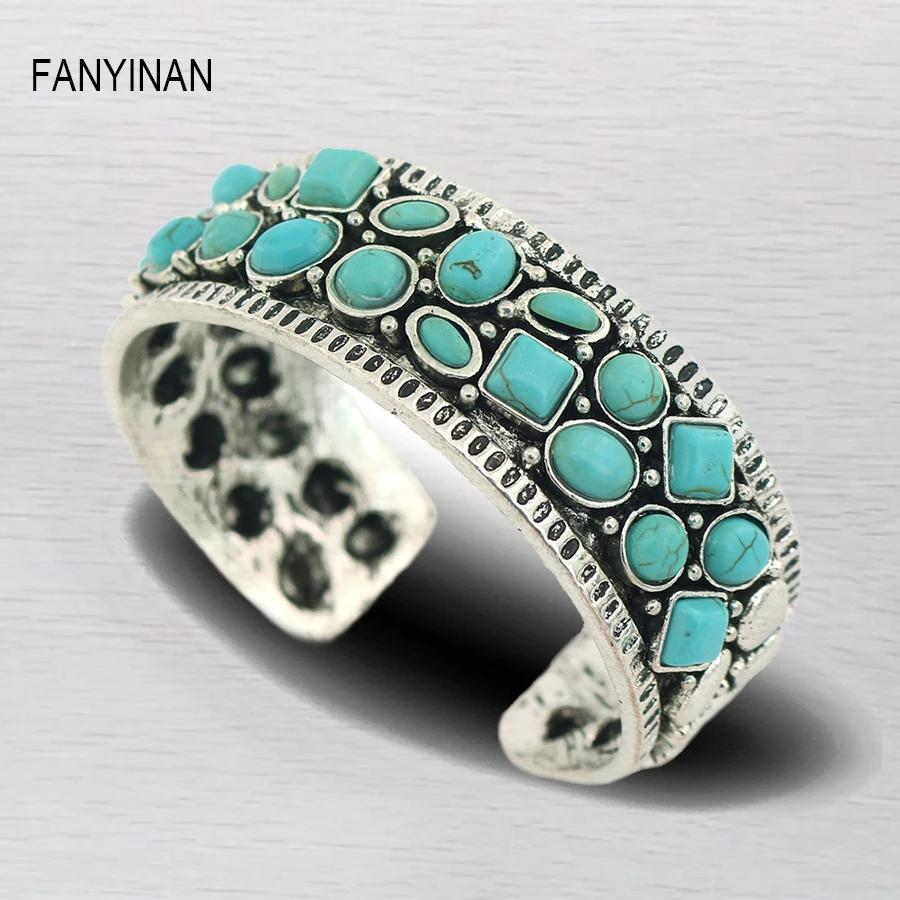 JIANXI New fashion design bohemian Iturquoise Bracelets & Bangles men women jewelry Ethnic Holiday gifts wholesale
JIANXI New fashion design bohemian Iturquoise Bracelets & Bangles men women jewelry Ethnic Holiday gifts wholesale