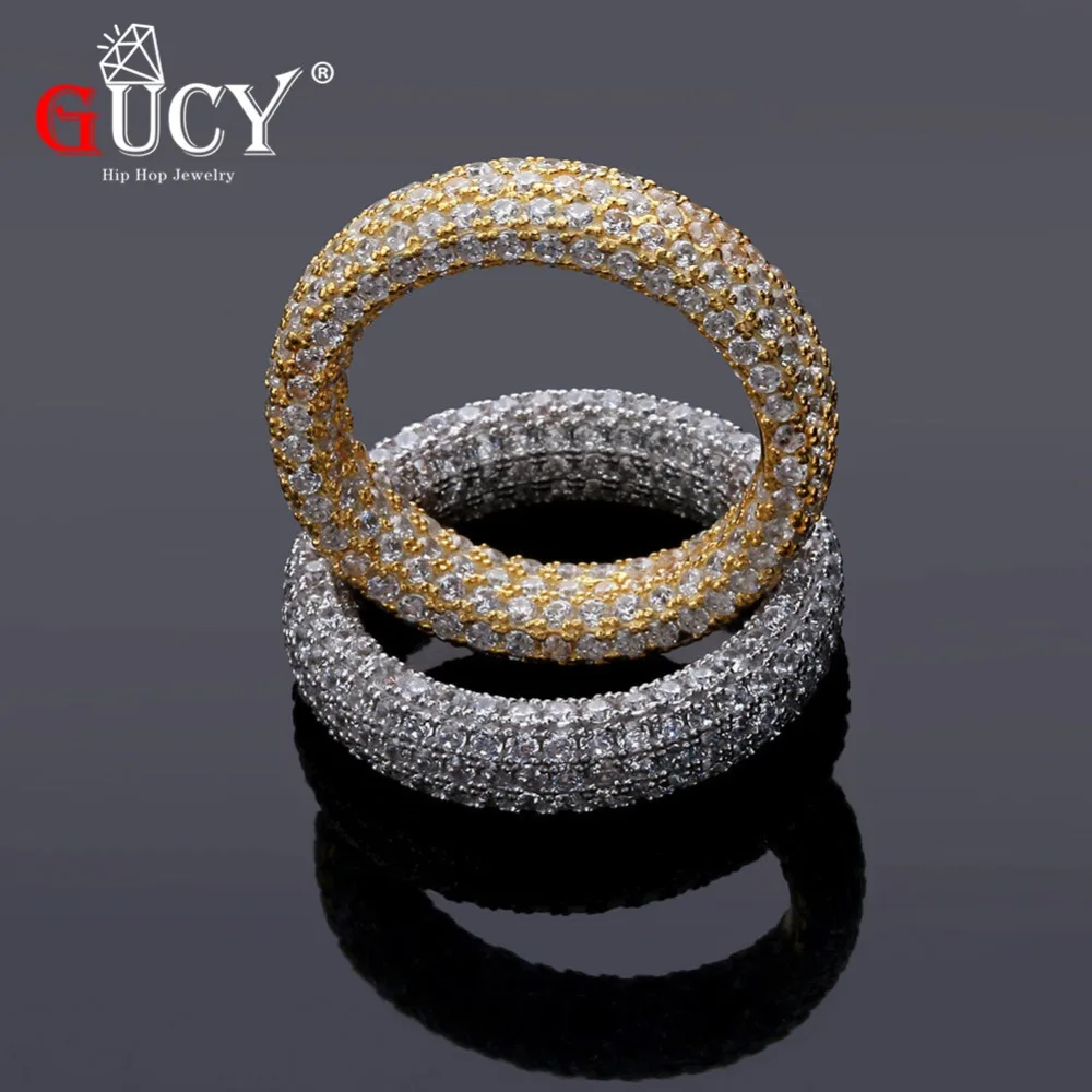 GUCY Hip Hop 925 Silver Ring Material All Iced Out Micro Pave Cubic Zircon Charm Jewelry For Woman Gift
GUCY Hip Hop 925 Silver Ring Material All Iced Out Micro Pave Cubic Zircon Charm Jewelry For Woman Gift