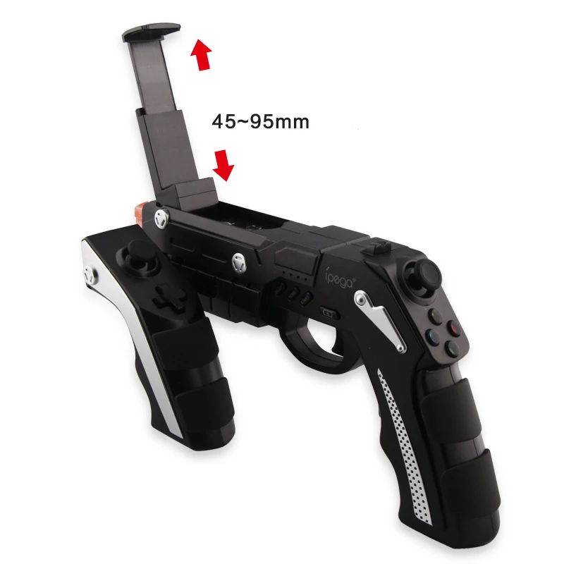 Wireless Bluetooth Game Controller Gun Joystick for Pad/Android Phone Tablet PC (Ipega PG-9057)
Wireless Bluetooth Game Controller Gun Joystick for Pad/Android Phone Tablet PC (Ipega PG-9057)