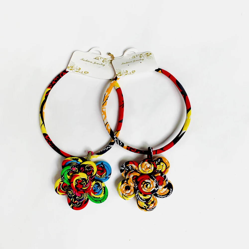African jewelryr for women Ankara Cotton Wax Printing New Fashion Metal Necklaces
African jewelryr for women Ankara Cotton Wax Printing New Fashion Metal Necklaces