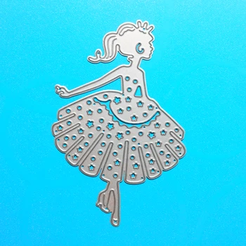 YLCD600 Little Princess Metal Cutting Dies For Scrapbooking Stencils DIY Album Cards Decoration Embossing Folder Die Cutter Mold