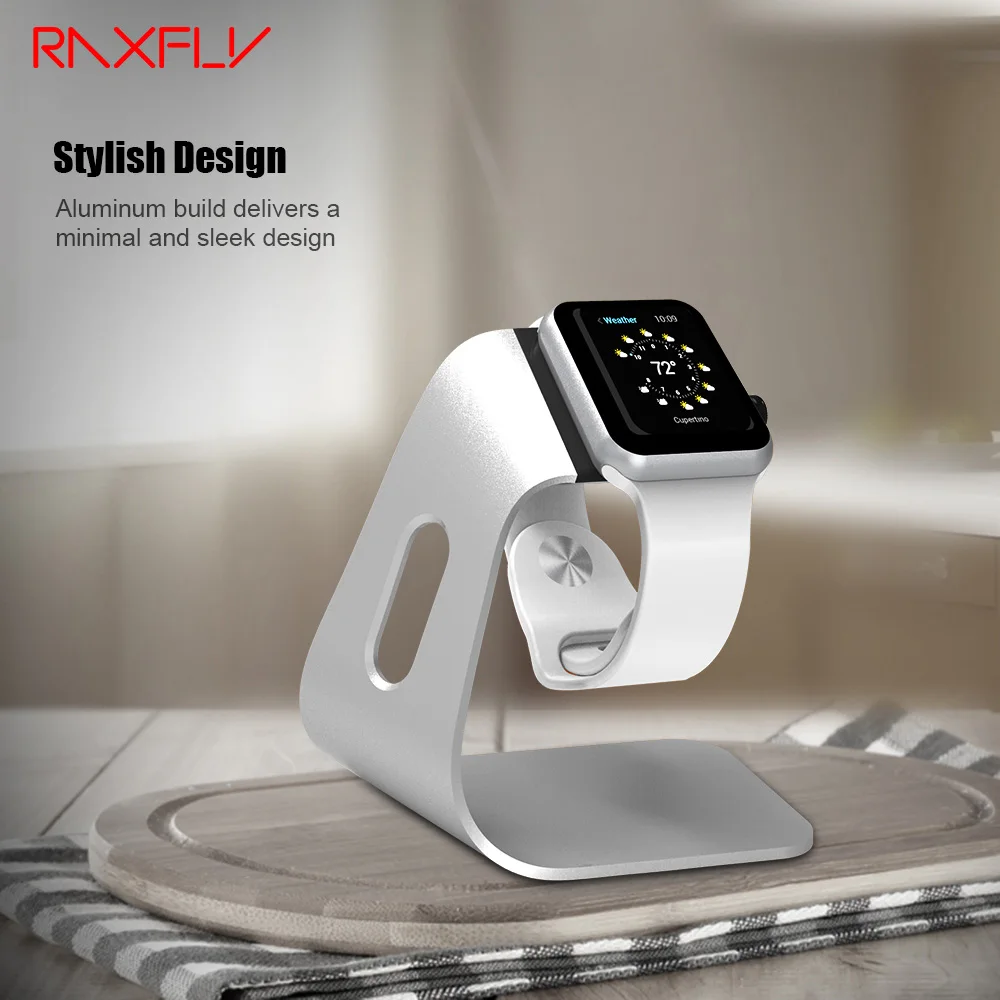 Подставка для часов RAXFLY адаптер зарядки умных iWatch роскошная алюминиевая