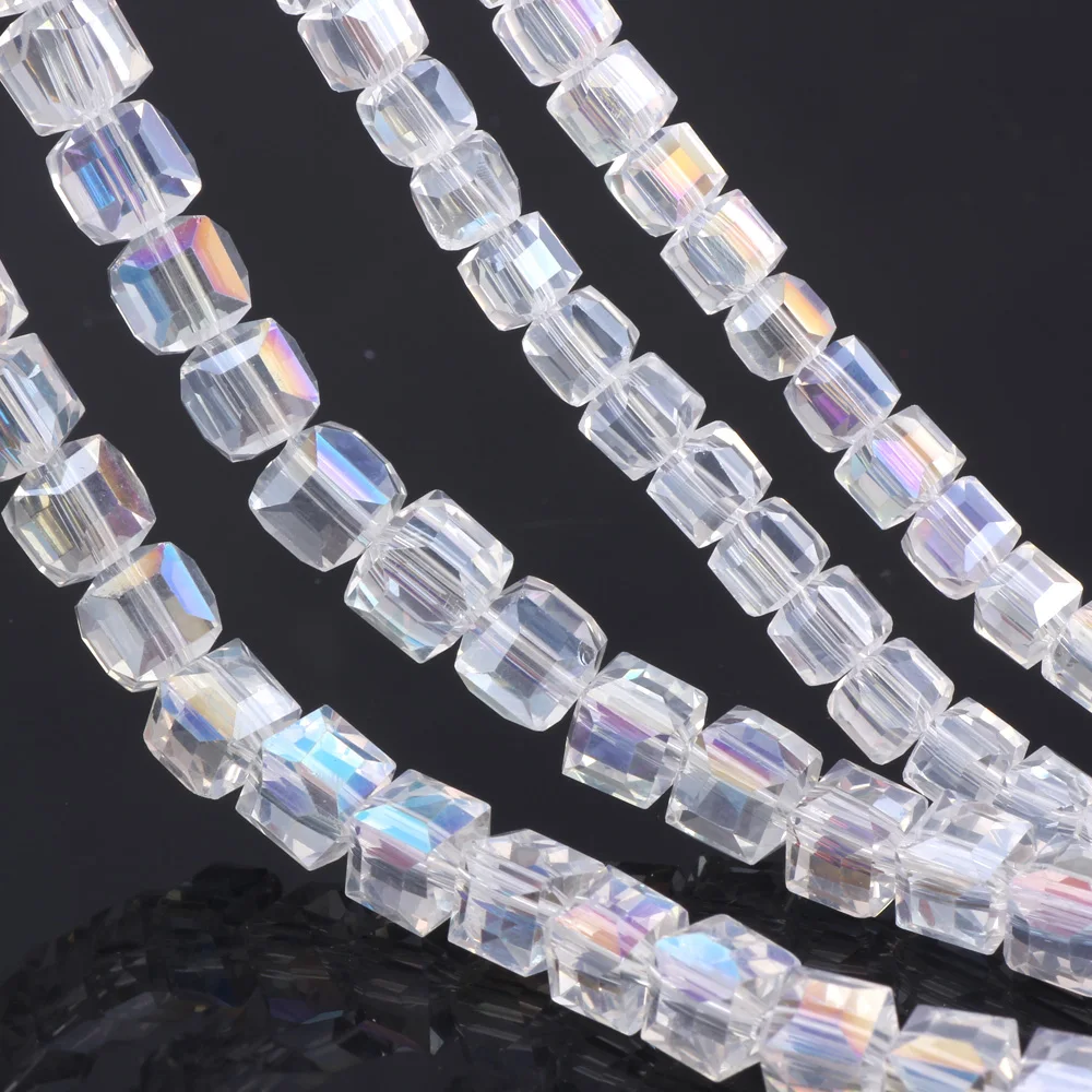 OlingArt Square 3/4/6/8MM Austria Crystal Beads charm Glass Beads White AB color Loose Spacer Bead for DIY Jewelry Making
OlingArt Square 3/4/6/8MM Austria Crystal Beads charm Glass Beads White AB color Loose Spacer Bead for DIY Jewelry Making