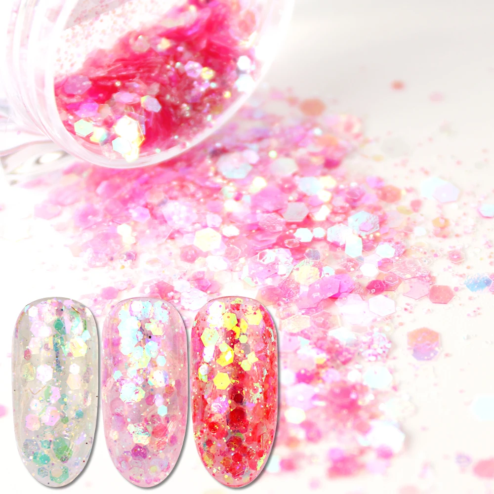 1pcs AB Hexagon Glitters Nails Gold Flakes Mixed Round Dip Powder Sequins Holographic Paillette Nail Art Decorations BENPR01-12
1pcs AB Hexagon Glitters Nails Gold Flakes Mixed Round Dip Powder Sequins Holographic Paillette Nail Art Decorations BENPR01-12