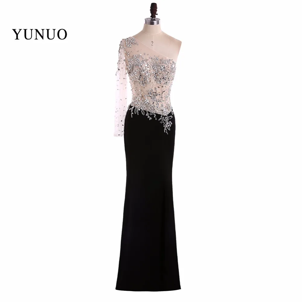 100% Real Picture Special Mermaid One Shoulder Long Evening Dresses 2019 Beading Long Sleeves Floor Length Evening Dress YN80206
100% Real Picture Special Mermaid One Shoulder Long Evening Dresses 2019 Beading Long Sleeves Floor Length Evening Dress YN80206
