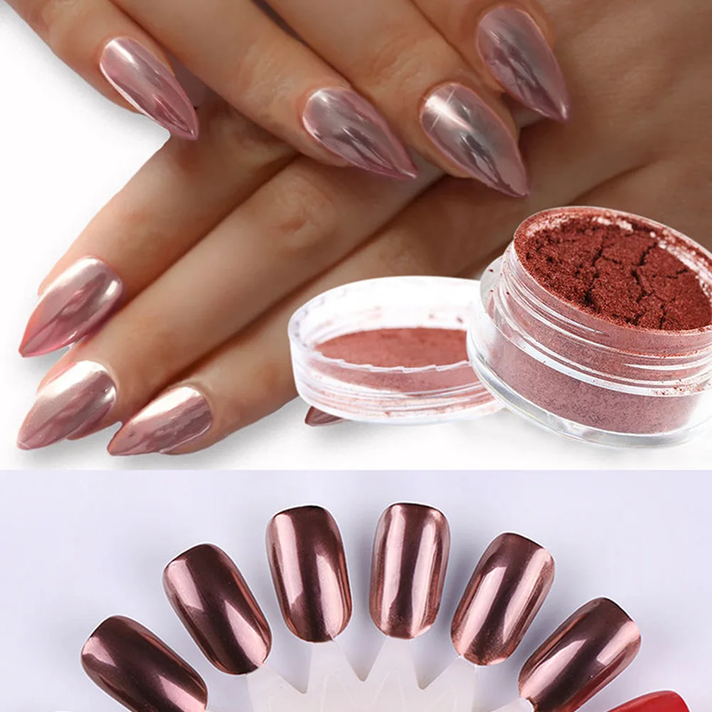 Rose Gold Mirror Powder Glitter Chrome Powder Nail Art Decoration Accessories
Rose Gold Mirror Powder Glitter Chrome Powder Nail Art Decoration Accessories