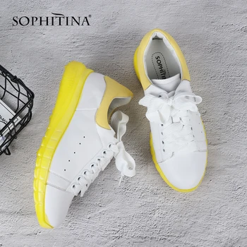 SOPHITINA Fashion Sneaker Women's Flats Comfortable High Quality Genuine Leather Shoes Lace-Up Special Design New Flats PC175
SOPHITINA Fashion Sneaker Women's Flats Comfortable High Quality Genuine Leather Shoes Lace-Up Special Design New Flats PC175