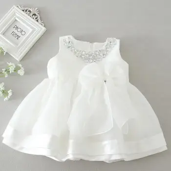 1PC Off White Baby Girl Baptism Christening Gown Dress Removable Bowknot Rhinestone Party Dress Baby Girls Clothes 0-24Months
1PC Off White Baby Girl Baptism Christening Gown Dress Removable Bowknot Rhinestone Party Dress Baby Girls Clothes 0-24Months