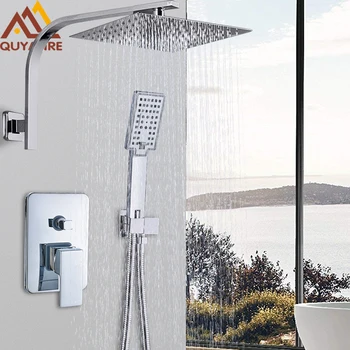 Quyanre Concealed Shower Faucets Set Wall Mounted Ultrathin Rainfall Shower 3-way Handshower 2-way Single Handle Mixer Shower
Quyanre Concealed Shower Faucets Set Wall Mounted Ultrathin Rainfall Shower 3-way Handshower 2-way Single Handle Mixer Shower