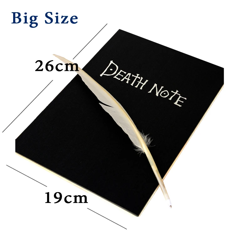 Creative Stationery Big Size 26x19cm Death Note Notebook Book Japan Anime Note book Travel diary 208
Creative Stationery Big Size 26x19cm Death Note Notebook Book Japan Anime Note book Travel diary 208