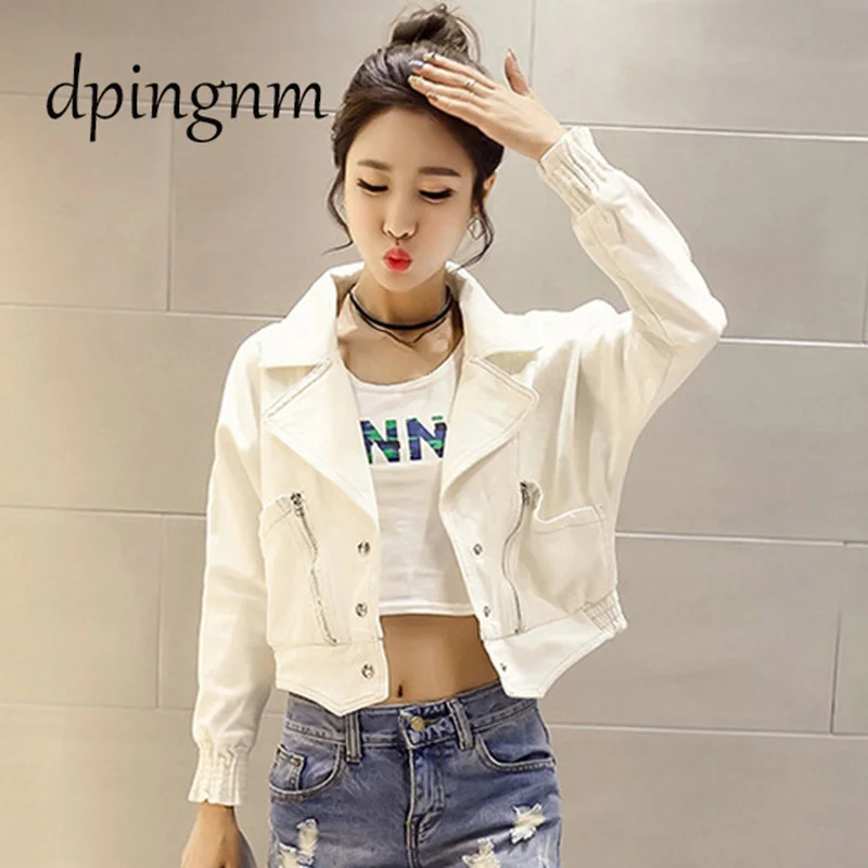 2019 Hole Jean Jacket Women Spring Short Denim Jacket Splice Autumn Female Jacket spring jackets for women Female navel
2019 Hole Jean Jacket Women Spring Short Denim Jacket Splice Autumn Female Jacket spring jackets for women Female navel