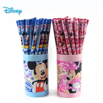 36 pcs/set Disney cartoon wooden barrel pencil Mickey Minnie writing school supplies Non-toxic pencils for school
36 pcs/set Disney cartoon wooden barrel pencil Mickey Minnie writing school supplies Non-toxic pencils for school